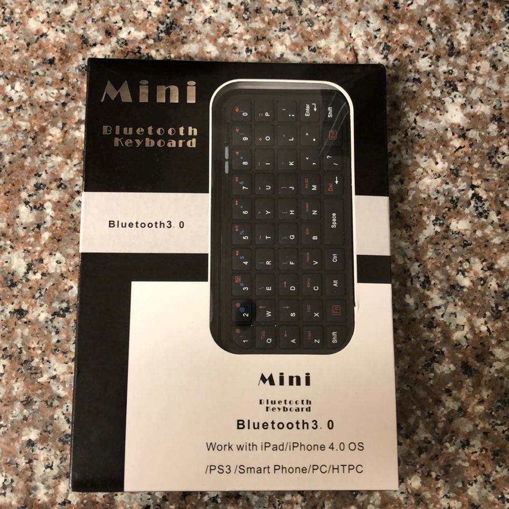 A Bluetooth keyboard